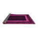 Sideview of Abstract Pink Modern Rug, abs1443pnk