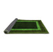 Sideview of Abstract Green Modern Rug, abs1443grn