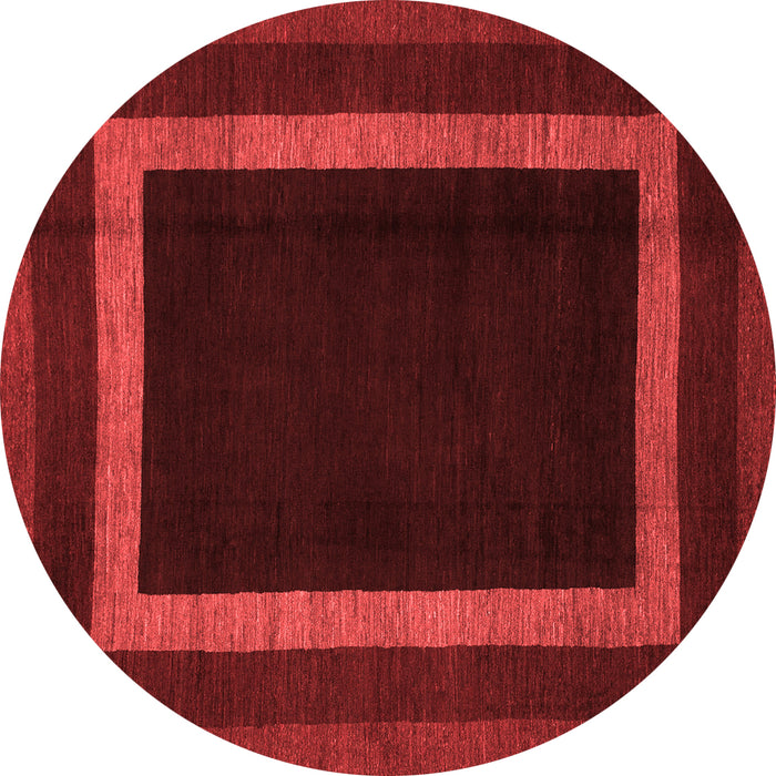 Machine Washable Abstract Red Modern Rug, wshabs1443red