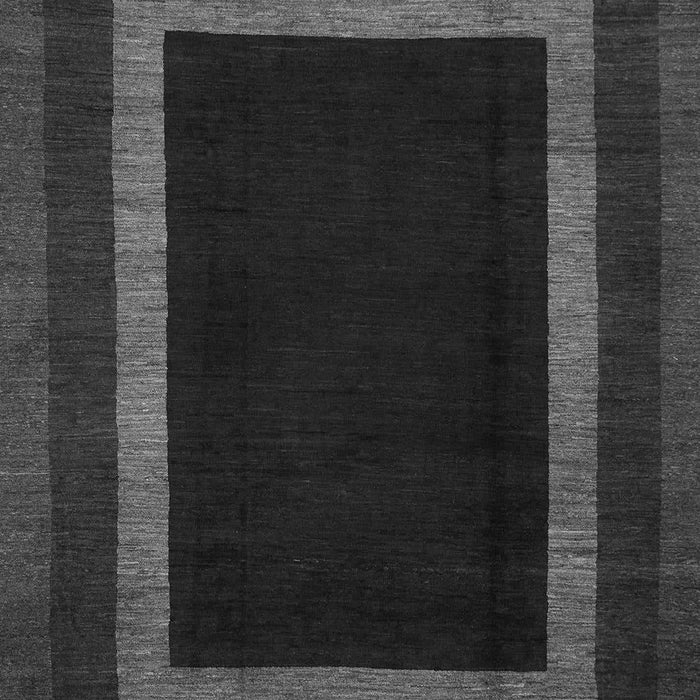 Machine Washable Abstract Gray Modern Rug, wshabs1443gry