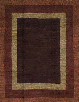 Abstract Red Modern Rug, abs1443