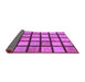 Sideview of Checkered Purple Modern Rug, abs1444pur