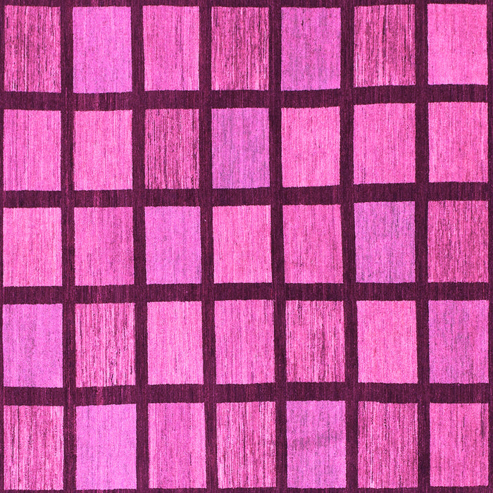 Square Checkered Pink Modern Rug, abs1444pnk