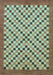 Machine Washable Checkered Light Blue Modern Rug, wshabs1445lblu