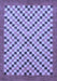 Machine Washable Checkered Blue Modern Rug, wshabs1445blu