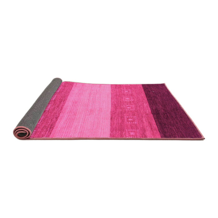 Sideview of Abstract Pink Modern Rug, abs1446pnk