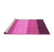 Sideview of Machine Washable Abstract Purple Modern Area Rugs, wshabs1446pur