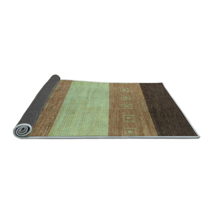 Sideview of Abstract Light Blue Modern Rug, abs1446lblu