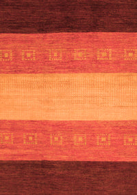 Abstract Orange Modern Rug, abs1446org