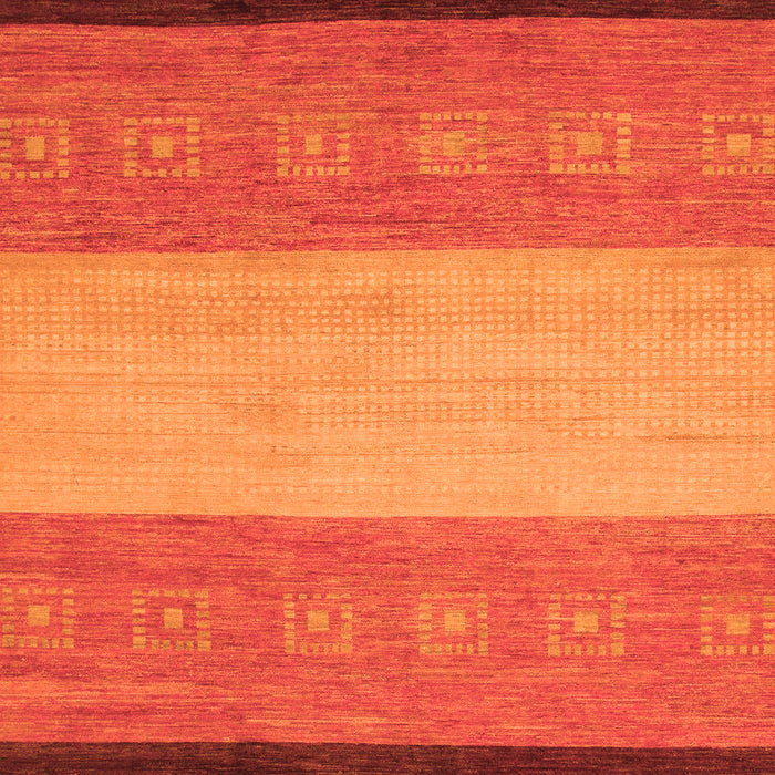 Abstract Orange Modern Rug, abs1446org