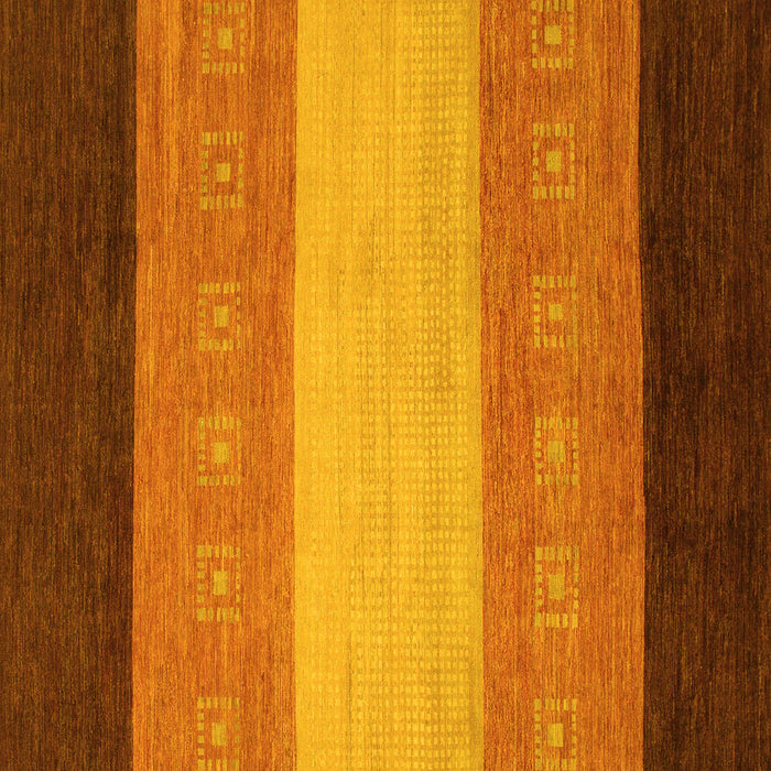 Square Machine Washable Abstract Yellow Modern Rug, wshabs1446yw