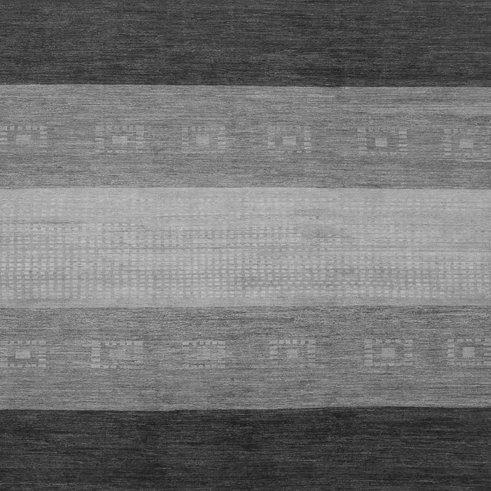 Square Machine Washable Abstract Gray Modern Rug, wshabs1446gry
