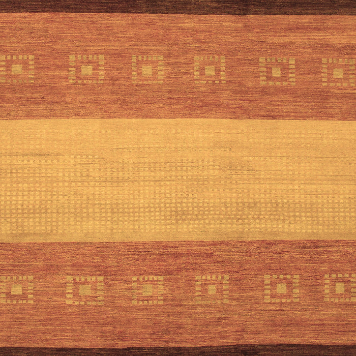 Machine Washable Abstract Brown Modern Rug, wshabs1446brn