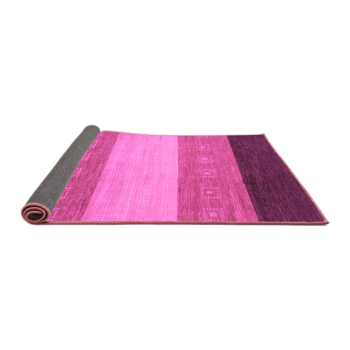 Sideview of Abstract Purple Modern Rug, abs1446pur