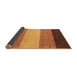 Sideview of Abstract Brown Modern Rug, abs1446brn