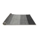 Sideview of Abstract Gray Modern Rug, abs1446gry