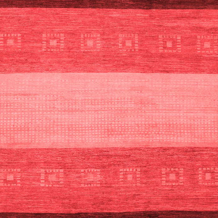 Machine Washable Abstract Red Modern Rug, wshabs1446red