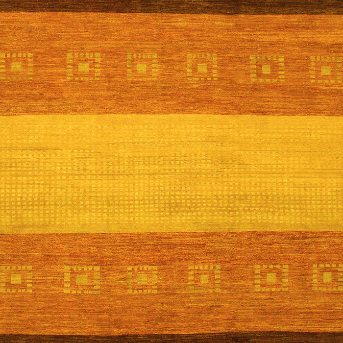 Abstract Yellow Modern Rug, abs1446yw