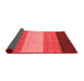 Abstract Red Modern Area Rugs