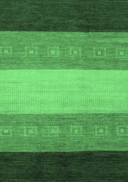 Abstract Emerald Green Modern Rug, abs1446emgrn