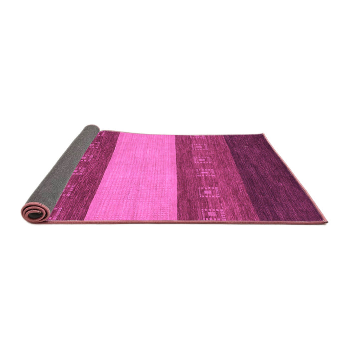 Sideview of Abstract Purple Modern Rug, abs1447pur
