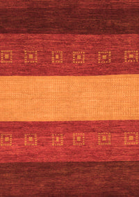 Abstract Orange Modern Rug, abs1447org