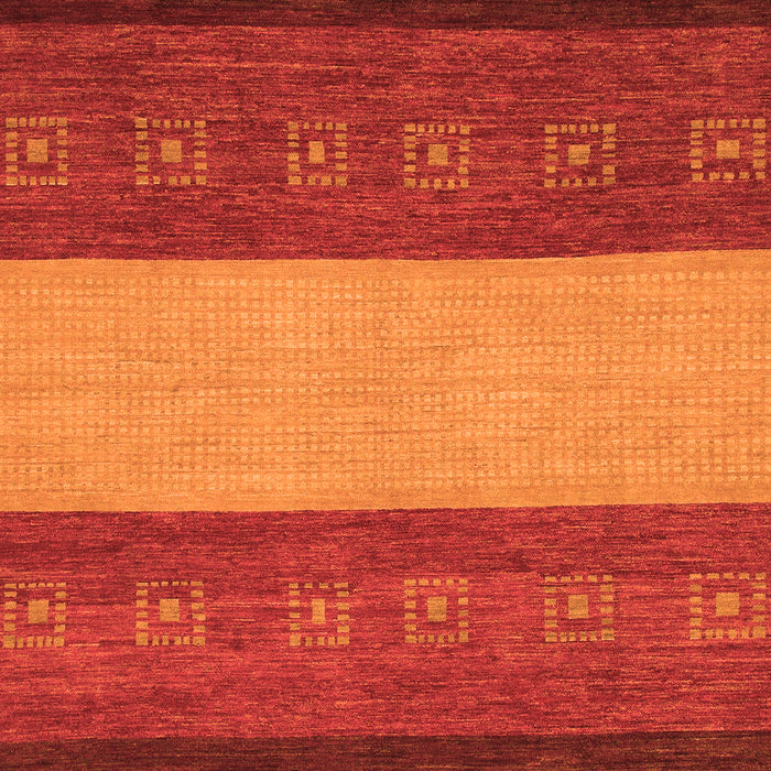 Abstract Orange Modern Rug, abs1447org