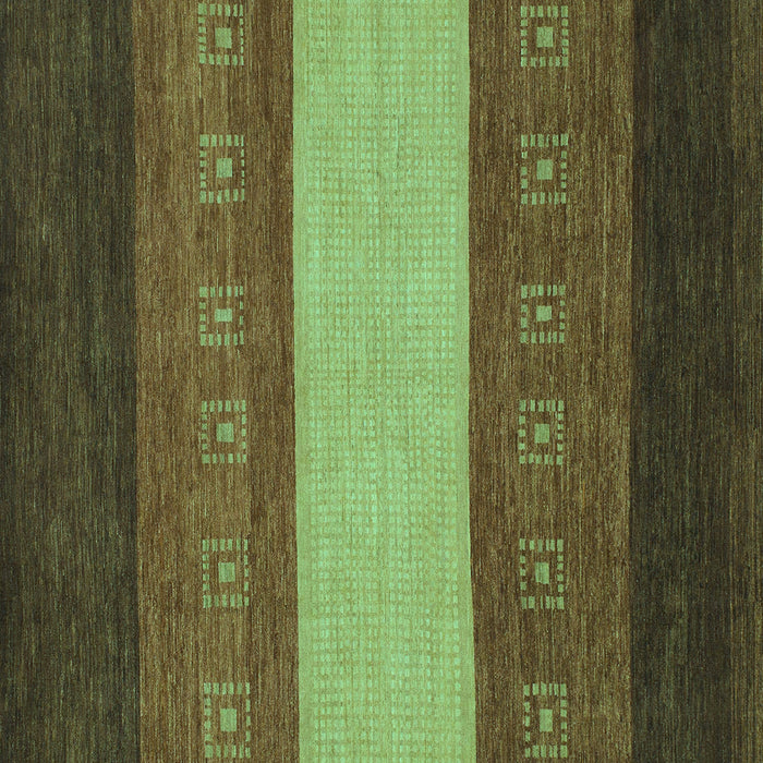 Square Abstract Turquoise Modern Rug, abs1447turq
