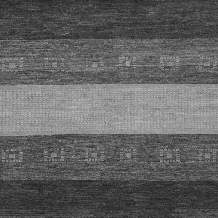 Square Machine Washable Abstract Gray Modern Rug, wshabs1447gry