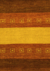 Abstract Yellow Modern Rug, abs1447yw