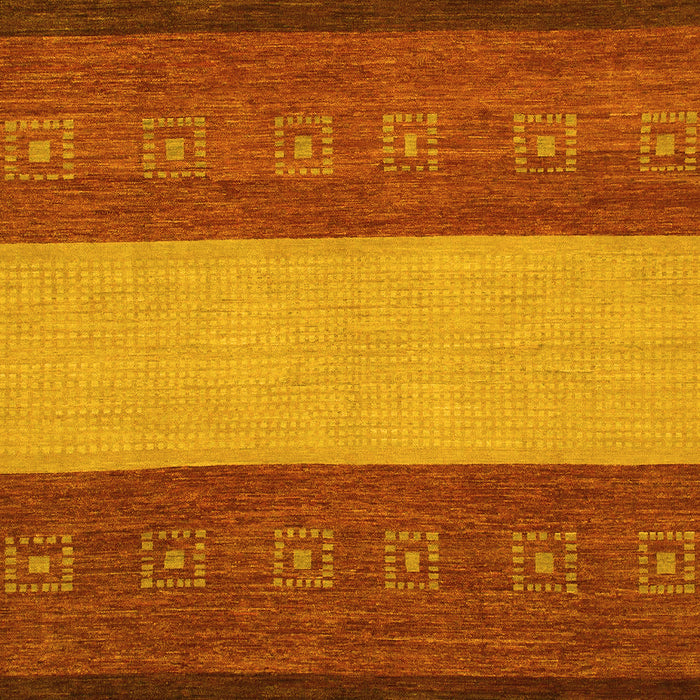 Abstract Yellow Modern Rug, abs1447yw