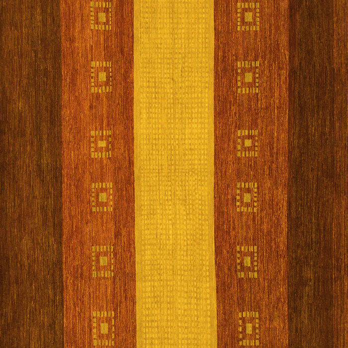 Square Abstract Yellow Modern Rug, abs1447yw