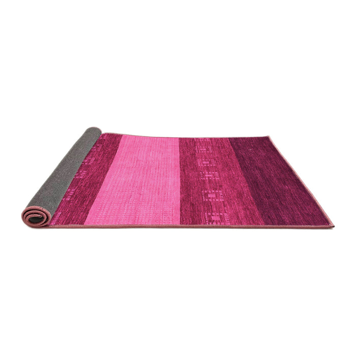 Sideview of Abstract Pink Modern Rug, abs1447pnk