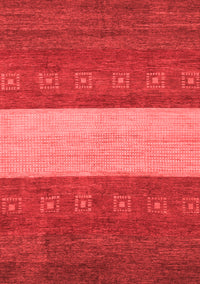 Abstract Red Modern Rug, abs1448red