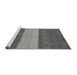 Sideview of Machine Washable Abstract Gray Modern Rug, wshabs1448gry