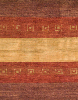 Abstract Red Modern Rug, abs1448