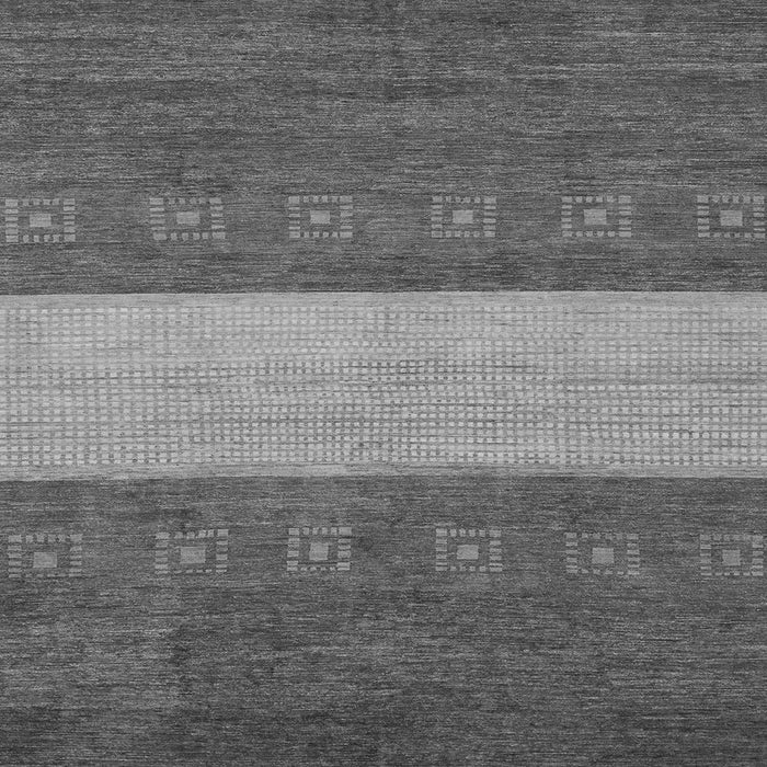 Square Machine Washable Abstract Gray Modern Rug, wshabs1448gry