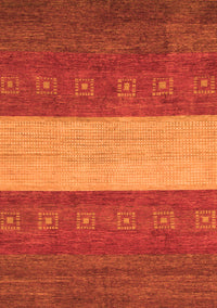 Abstract Orange Modern Rug, abs1448org