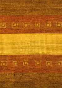 Abstract Yellow Modern Rug, abs1448yw