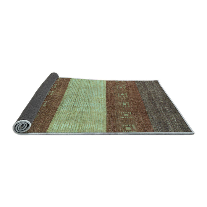 Sideview of Abstract Light Blue Modern Rug, abs1448lblu