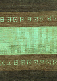 Abstract Turquoise Modern Rug, abs1449turq