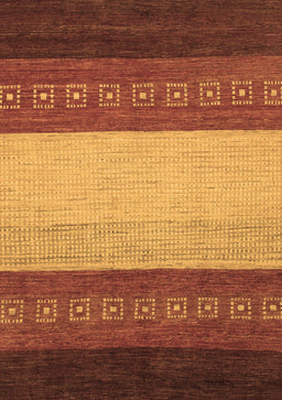 Abstract Brown Modern Rug, abs1449brn
