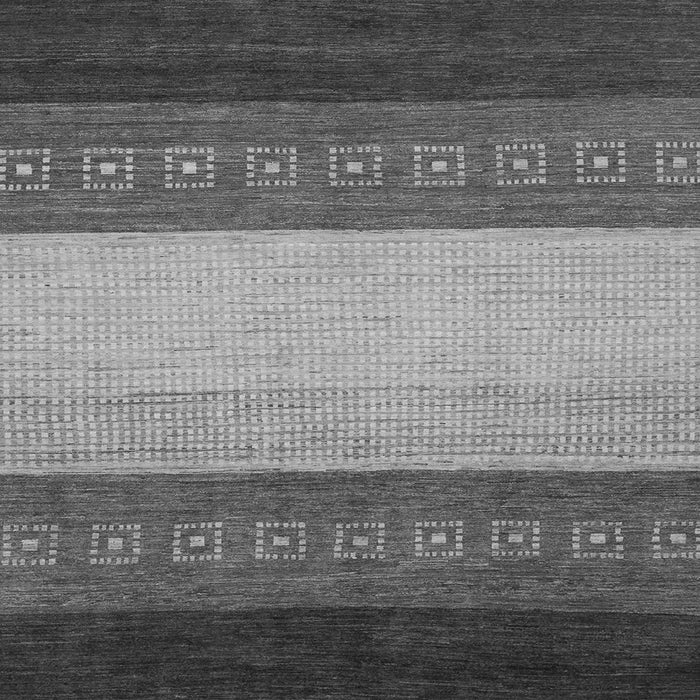 Square Abstract Gray Modern Rug, abs1449gry