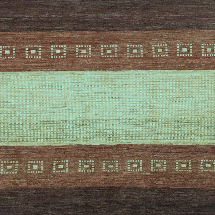 Square Machine Washable Abstract Light Blue Modern Rug, wshabs1449lblu