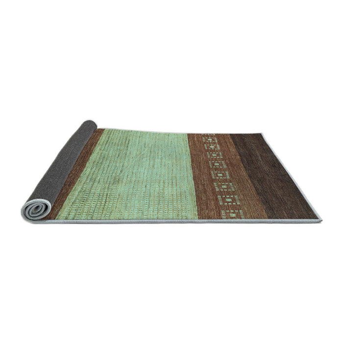 Sideview of Abstract Light Blue Modern Rug, abs1449lblu