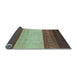 Sideview of Abstract Light Blue Modern Rug, abs1449lblu