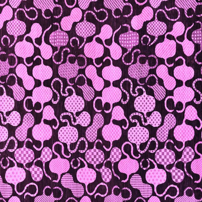 Square Abstract Purple Modern Rug, abs144pur