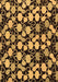 Abstract Brown Modern Rug, abs144brn