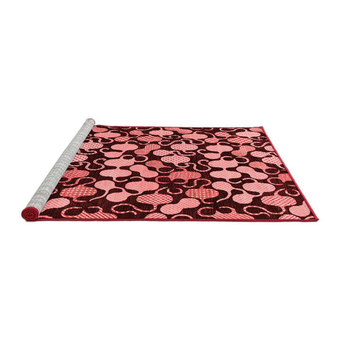 Modern Red Washable Rugs