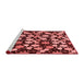 Modern Red Washable Rugs